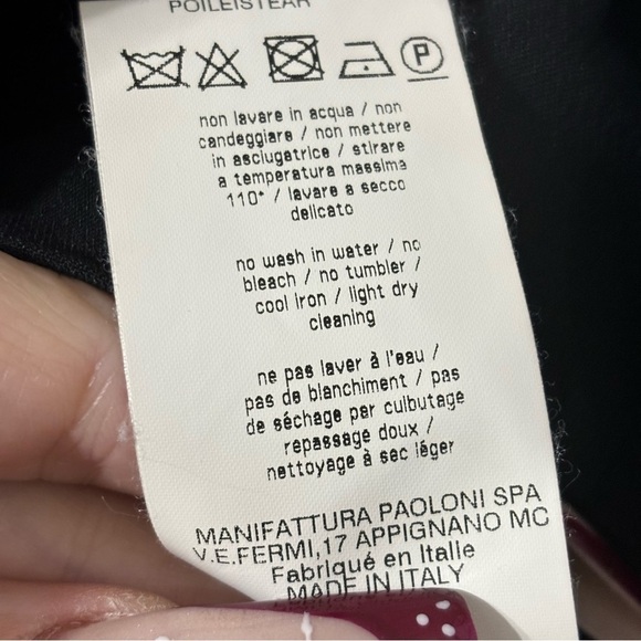 Dolce & Gabbana men’s black 2 button polo shirt size 52 - Picture 8 of 8